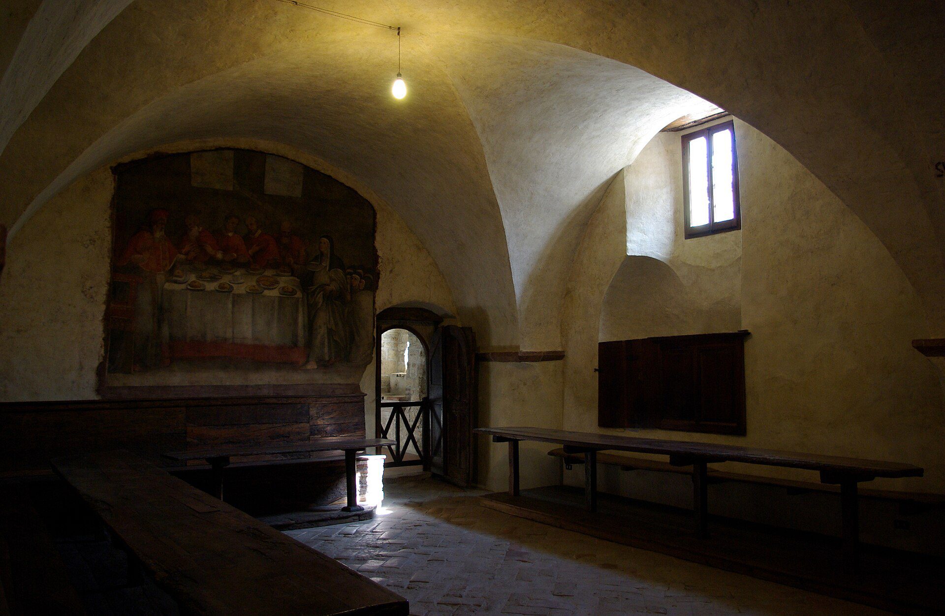 The church and convent of San Damiano near Assisi